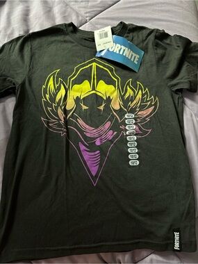 Fortnite Boys Black Short-Sleeve Gradient Graphic Tee